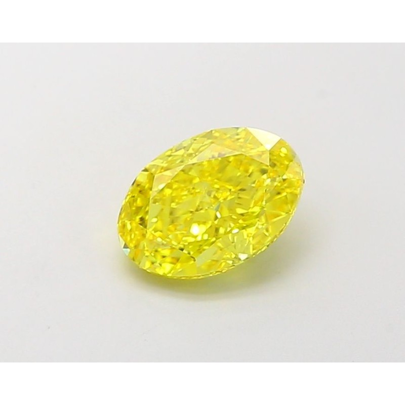 Diament laboratoryjny o barwie fantazyjnej szlif owalny, 1.1ct, VVS2, Fancy Vivid Yellow, IGI LG694504308