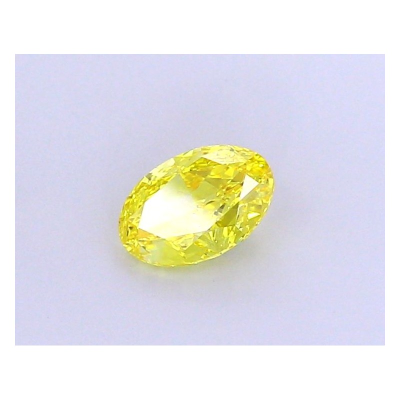 Diament laboratoryjny o barwie fantazyjnej szlif owalny, 1.1ct, VVS2, Fancy Vivid Yellow, IGI LG694504331