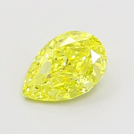 Diament laboratoryjny o barwie fantazyjnej szlif gruszkowy, 1.11ct, IF, Fancy Intense Yellow, IGI LG700517909