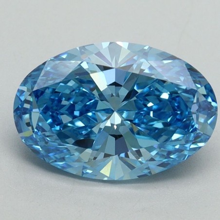 Diament laboratoryjny o barwie fantazyjnej szlif owalny, 2.09ct, VVS2, Fancy Vivid Blue, IGI LG644491322