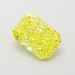 Diament laboratoryjny o barwie fantazyjnej radiant, 1.04ct, VVS2, Fancy Vivid Yellow, IGI LG660424307