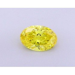 Diament laboratoryjny o barwie fantazyjnej szlif owalny, 1.04ct, VVS2, Fancy Vivid Yellow, IGI LG685592712