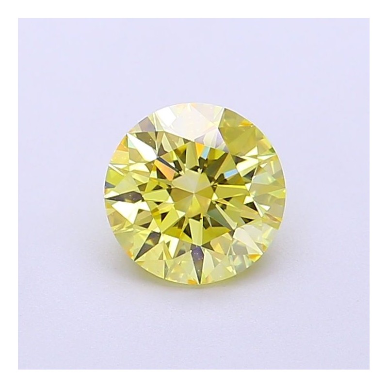 Diament laboratoryjny o barwie fantazyjnej szlif okrągły, 1.04ct, VVS1, Fancy Yellow, IGI LG700517272
