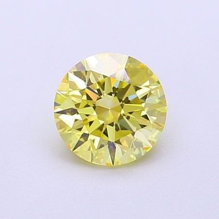 Diament laboratoryjny o barwie fantazyjnej szlif okrągły, 1.04ct, VVS1, Fancy Yellow, IGI LG700517272