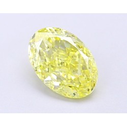 Diament laboratoryjny o barwie fantazyjnej szlif owalny, 1.04ct, VVS2, Fancy Vivid Yellow, IGI LG694504243