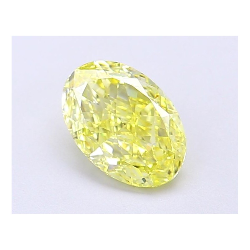 Diament laboratoryjny o barwie fantazyjnej szlif owalny, 1.04ct, VVS2, Fancy Vivid Yellow, IGI LG694504243