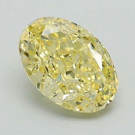 Diament laboratoryjny o barwie fantazyjnej szlif owalny, 1.53ct, VVS2, Fancy Intense Yellow, IGI LG719563269