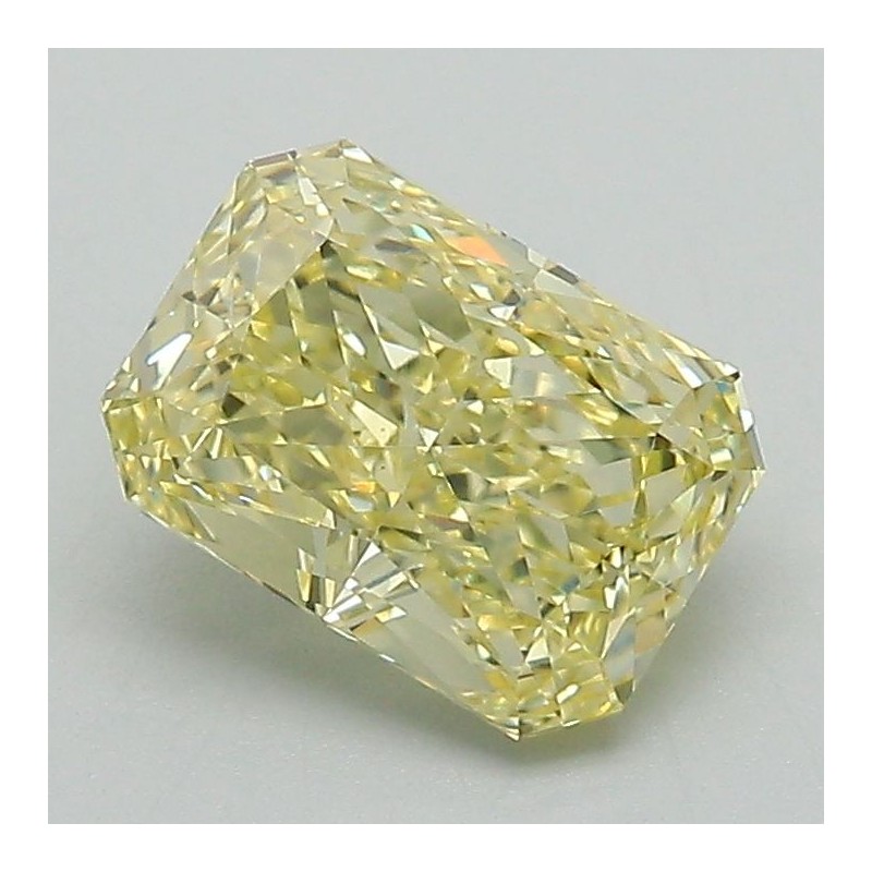 Diament laboratoryjny o barwie fantazyjnej radiant, 1.56ct, VVS2, Fancy Intense Yellow, IGI LG648449516