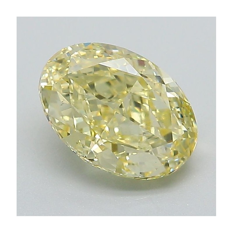 Diament laboratoryjny o barwie fantazyjnej szlif owalny, 1.51ct, VVS2, Fancy Intense Yellow, IGI LG652457050