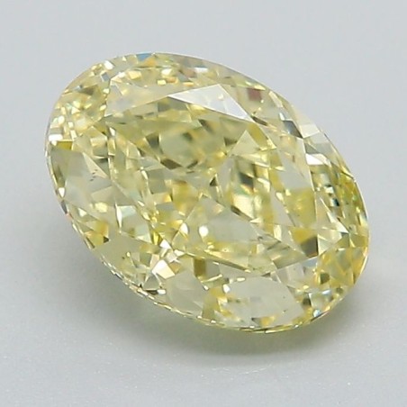 Diament laboratoryjny o barwie fantazyjnej szlif owalny, 1.51ct, VVS2, Fancy Intense Yellow, IGI LG652457050