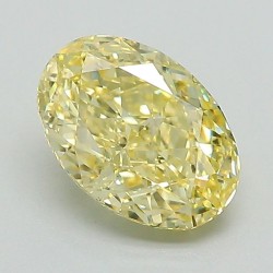 Diament laboratoryjny o barwie fantazyjnej szlif owalny, 1.59ct, VVS2, Fancy Intense Yellow, IGI LG719563271