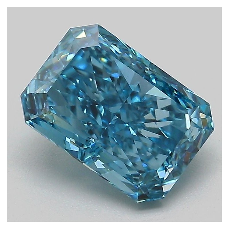 Diament laboratoryjny o barwie fantazyjnej radiant, 2.09ct, VVS2, Fancy Vivid Blue, IGI LG733599429