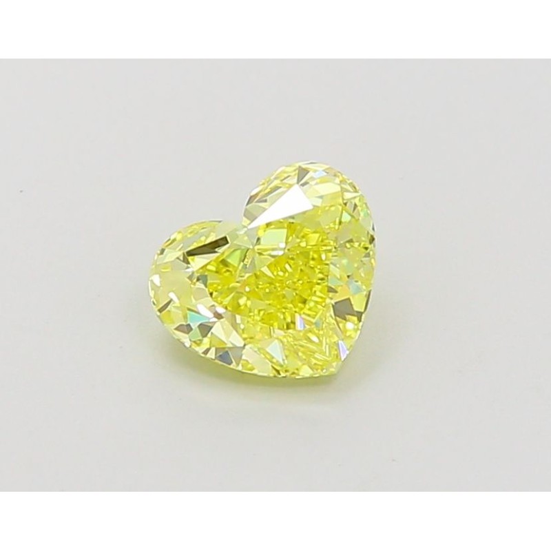 Diament laboratoryjny o barwie fantazyjnej serce, 1.09ct, VVS2, Fancy Vivid Yellow, IGI LG660455198