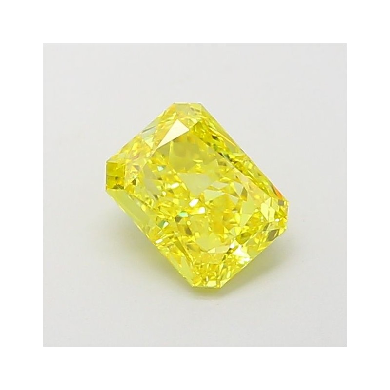 Diament laboratoryjny o barwie fantazyjnej radiant, 1.08ct, VVS2, Fancy Vivid Yellow, IGI LG660440244