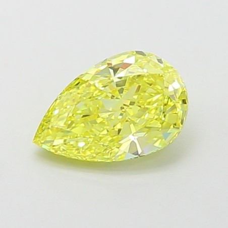 Diament laboratoryjny o barwie fantazyjnej szlif gruszkowy, 1.09ct, VVS1, Fancy Vivid Yellow, IGI LG660440358