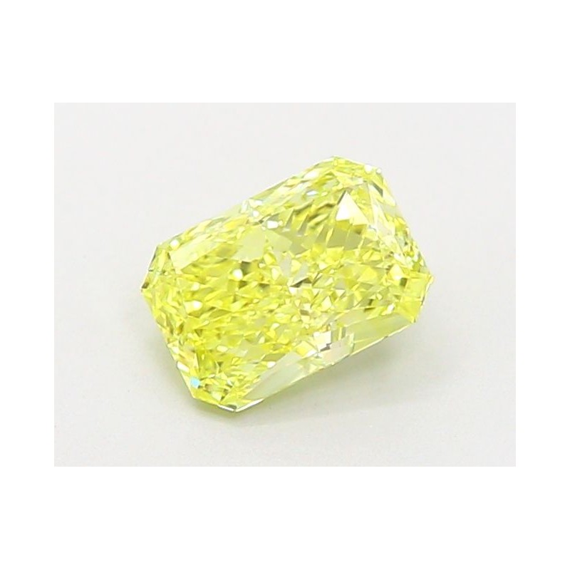 Diament laboratoryjny o barwie fantazyjnej radiant, 1.09ct, VVS2, Fancy Vivid Yellow, IGI LG689502891