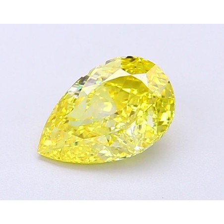 Diament laboratoryjny o barwie fantazyjnej szlif gruszkowy, 1.06ct, IF, Fancy Vivid Yellow, IGI LG694504359