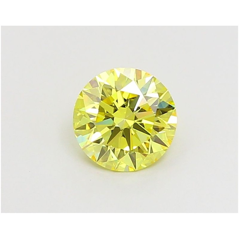 Diament laboratoryjny o barwie fantazyjnej szlif okrągły, 1.06ct, VVS1, Fancy Vivid Yellow, IGI LG666413409