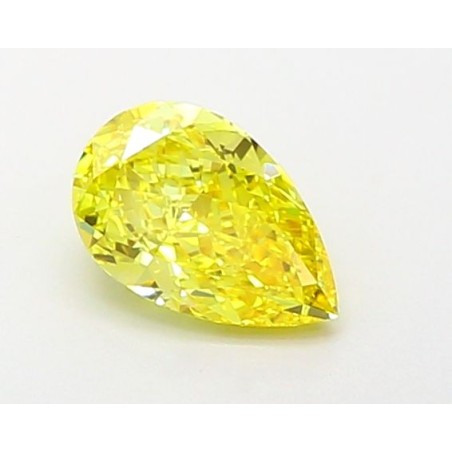 Diament laboratoryjny o barwie fantazyjnej szlif gruszkowy, 1.07ct, VVS1, Fancy Vivid Yellow, IGI LG684503004