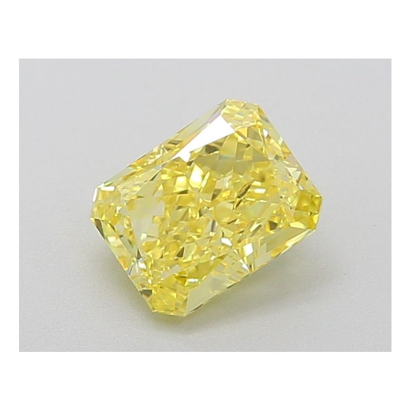 Diament laboratoryjny o barwie fantazyjnej radiant, 1.07ct, VVS1, Fancy Vivid Yellow, IGI LG639430090