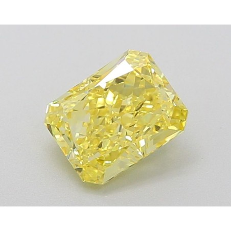 Diament laboratoryjny o barwie fantazyjnej radiant, 1.07ct, VVS1, Fancy Vivid Yellow, IGI LG639430090