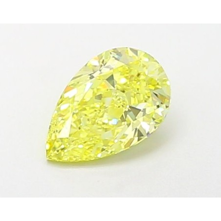 Diament laboratoryjny o barwie fantazyjnej szlif gruszkowy, 1.07ct, VVS2, Fancy Vivid Yellow, IGI LG684503006