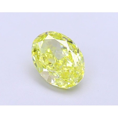 Diament laboratoryjny o barwie fantazyjnej szlif owalny, 1.07ct, IF, Fancy Vivid Yellow, IGI LG686502697