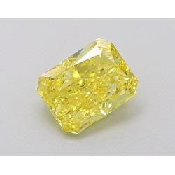 Diament laboratoryjny o barwie fantazyjnej radiant, 1.06ct, VVS1, Fancy Vivid Yellow, IGI LG634494156