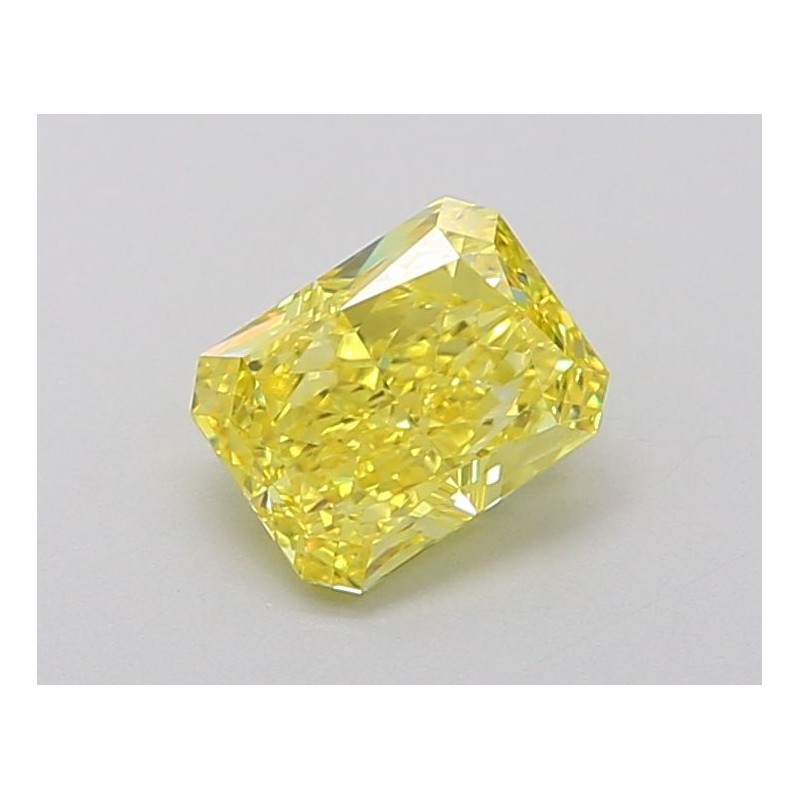 Diament laboratoryjny o barwie fantazyjnej radiant, 1.06ct, VVS1, Fancy Vivid Yellow, IGI LG634494156