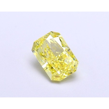 Diament laboratoryjny o barwie fantazyjnej radiant, 1.06ct, IF, Fancy Vivid Yellow, IGI LG674504258