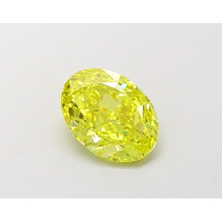 Diament laboratoryjny o barwie fantazyjnej szlif owalny, 1.08ct, VVS1, Fancy Vivid Yellow, IGI LG694504305