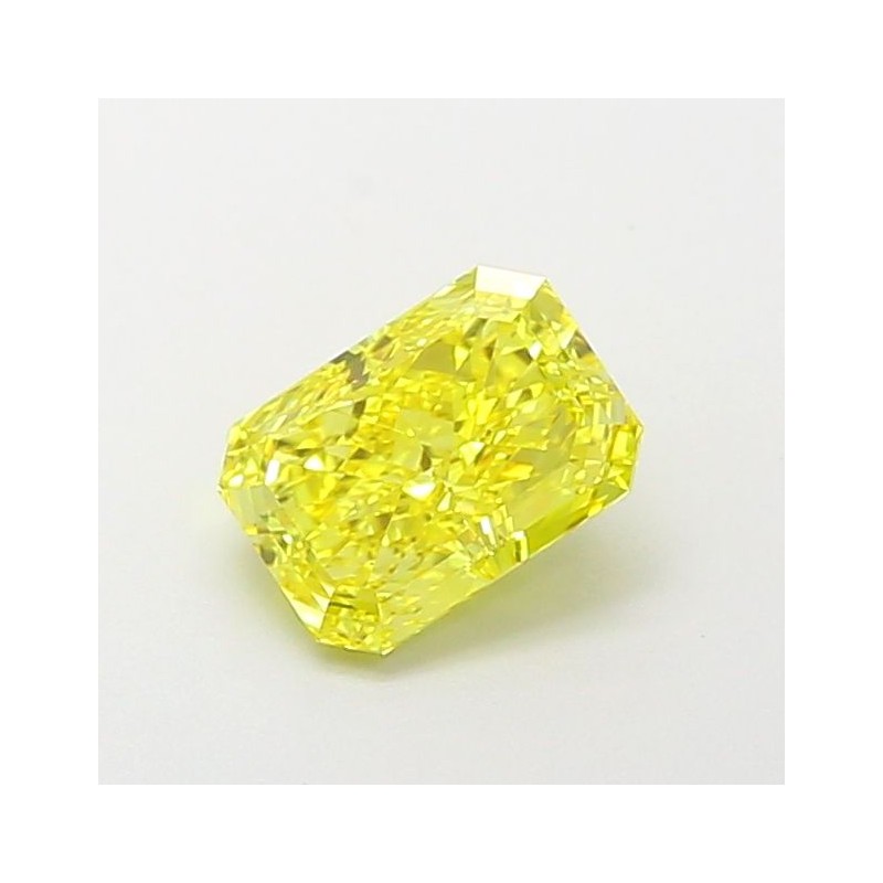 Diament laboratoryjny o barwie fantazyjnej radiant, 1.1ct, IF, Fancy Vivid Yellow, IGI LG700518032