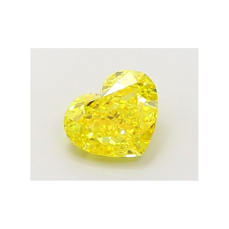 Diament laboratoryjny o barwie fantazyjnej serce, 1.08ct, VVS2, Fancy Vivid Yellow, IGI LG694504374 Diament laboratoryjny o barwie fantazyjnej serce, 1.08ct, VVS2, Fancy Vivid Yellow, IGI LG694504374