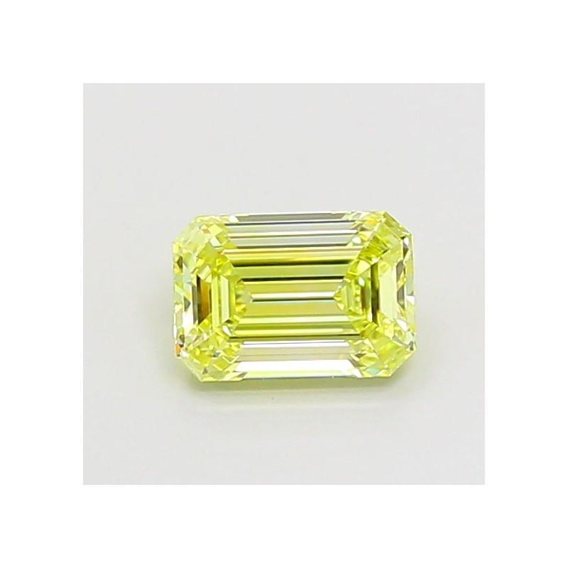 Diament laboratoryjny o barwie fantazyjnej szlif szmaragdowy, 1.09ct, VVS1, Fancy Intense Yellow, IGI LG700517852