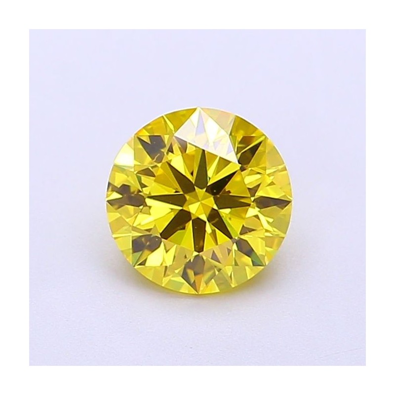 Diament laboratoryjny o barwie fantazyjnej szlif okrągły, 1.04ct, VVS1, Fancy Vivid Yellow, IGI LG700517730