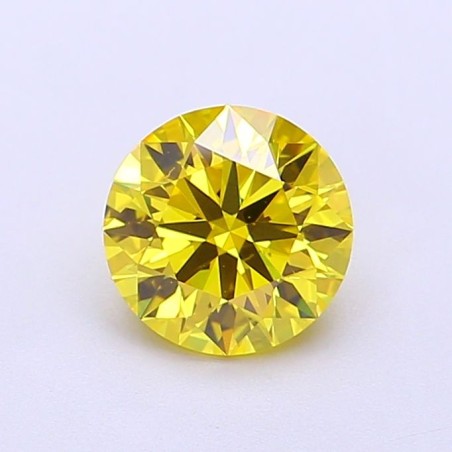 Diament laboratoryjny o barwie fantazyjnej szlif okrągły, 1.04ct, VVS1, Fancy Vivid Yellow, IGI LG700517730