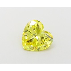 Diament laboratoryjny o barwie fantazyjnej serce, 1.06ct, VVS2, Fancy Vivid Yellow, IGI LG670432530