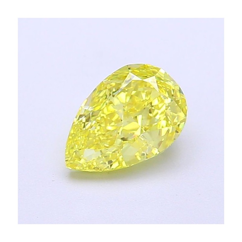 Diament laboratoryjny o barwie fantazyjnej szlif gruszkowy, 1.06ct, IF, Fancy Intense Yellow, IGI LG700517900