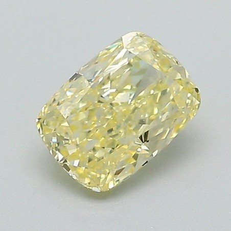 Diament laboratoryjny o barwie fantazyjnej szlif poduszkowy brylantowy, 1.06ct, VVS2, Fancy Intense Yellow, IGI LG652424493