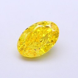 Diament laboratoryjny o barwie fantazyjnej szlif owalny, 1.05ct, VVS1, Fancy Vivid Yellow, IGI LG700517048