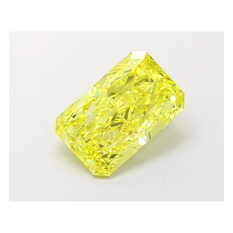 Diament laboratoryjny o barwie fantazyjnej radiant, 1.05ct, IF, Fancy Vivid Yellow, IGI LG694504300