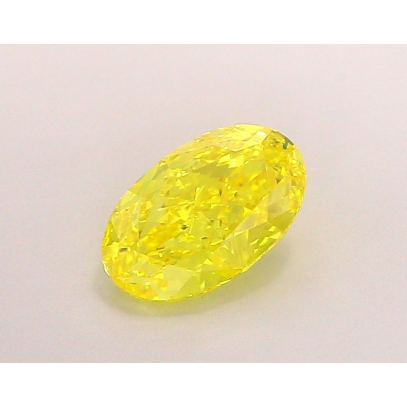 Diament laboratoryjny o barwie fantazyjnej szlif owalny, 1.05ct, VVS2, Fancy Vivid Yellow, IGI LG697512319