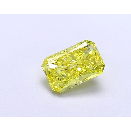 Diament laboratoryjny o barwie fantazyjnej radiant, 1.03ct, VVS2, Fancy Vivid Yellow, IGI LG675596587