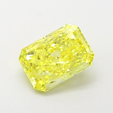 Diament laboratoryjny o barwie fantazyjnej radiant, 1.04ct, VVS2, Fancy Intense Yellow, IGI LG700518043