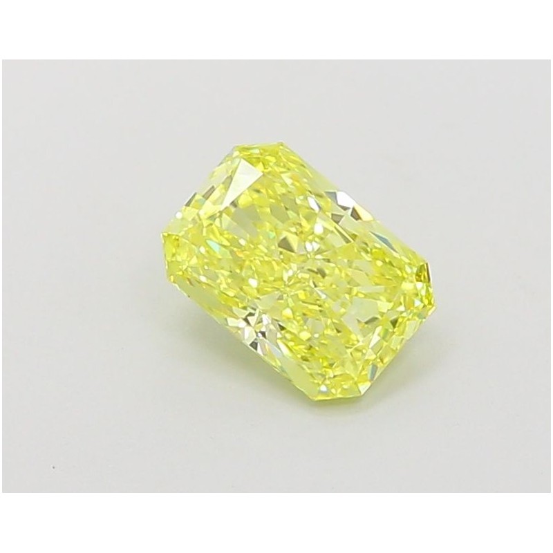 Diament laboratoryjny o barwie fantazyjnej radiant, 1.03ct, VVS1, Fancy Vivid Yellow, IGI LG660455227