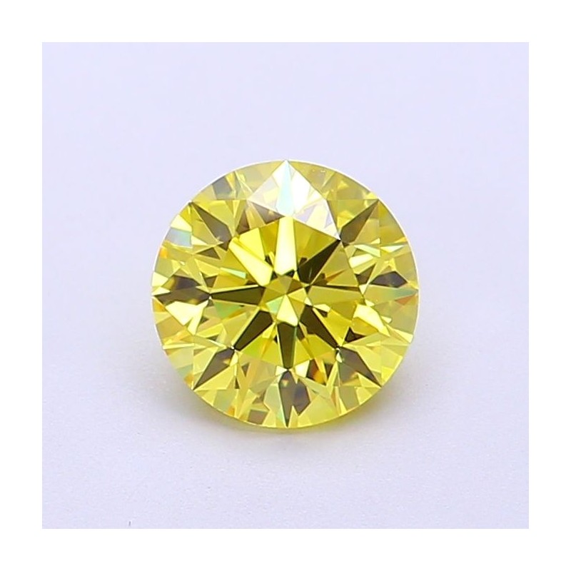 Diament laboratoryjny o barwie fantazyjnej szlif okrągły, 1.03ct, VVS1, Fancy Vivid Yellow, IGI LG700517739