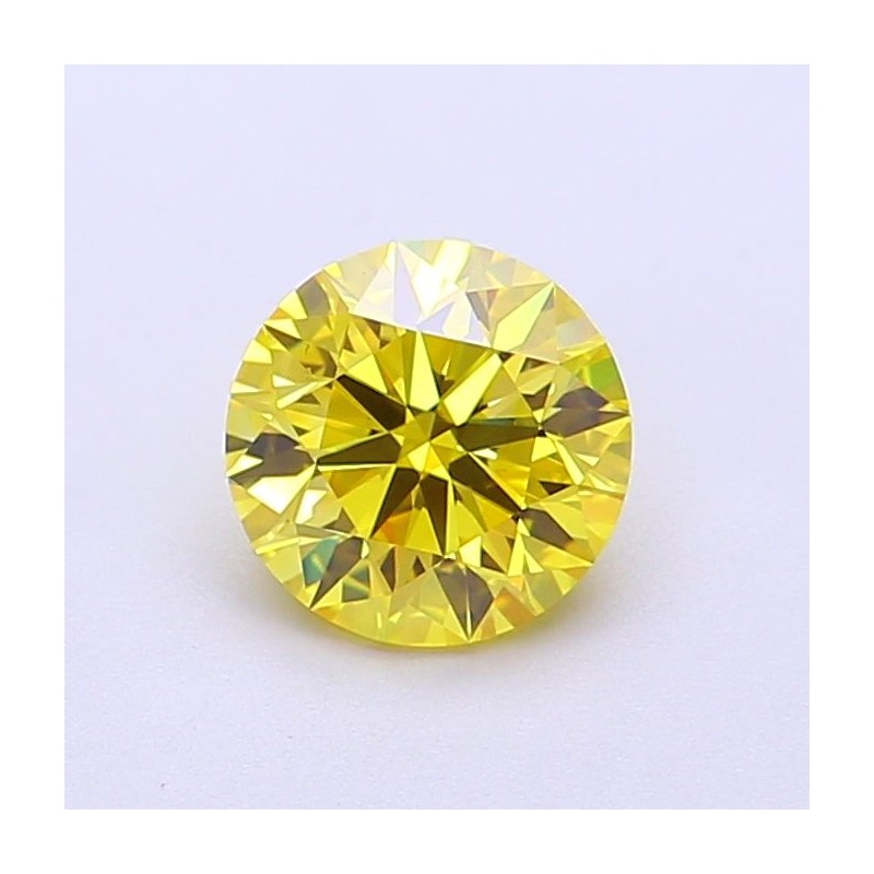 Diament laboratoryjny o barwie fantazyjnej szlif okrągły, 1.03ct, VVS2, Fancy Vivid Yellow, IGI LG700517741