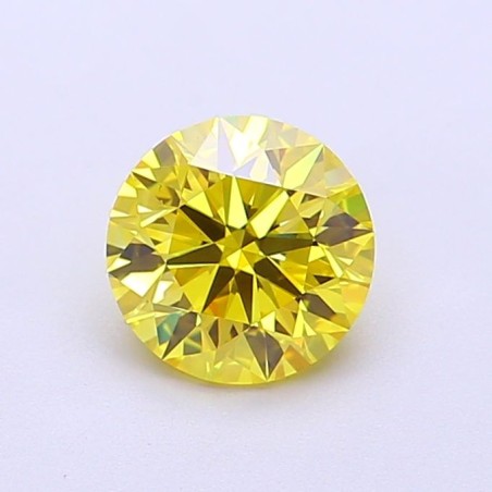 Diament laboratoryjny o barwie fantazyjnej szlif okrągły, 1.03ct, VVS2, Fancy Vivid Yellow, IGI LG700517741