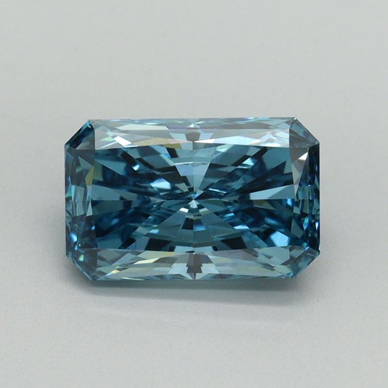 Diament laboratoryjny o barwie fantazyjnej radiant, 2.08ct, VVS2, Fancy Vivid Blue, IGI LG660431414 Diament laboratoryjny o barwie fantazyjnej radiant, 2.08ct, VVS2, Fancy Vivid Blue, IGI LG660431414