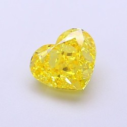 Diament laboratoryjny o barwie fantazyjnej serce, 1.03ct, VVS2, Fancy Vivid Yellow, IGI LG700517289